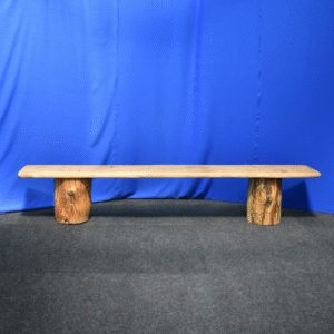 Houten banken grof 2,70 mtr.